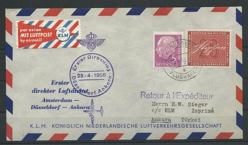 Bund brd klm luftpost erster - luftpost,