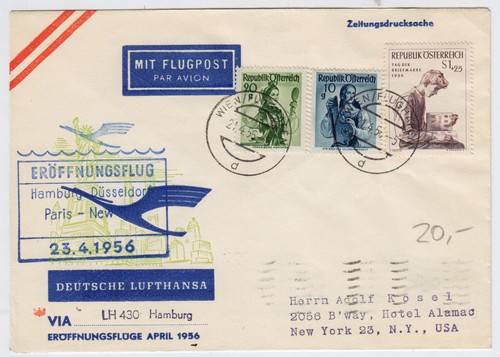 österreich 1956 flugpost - Österreich,