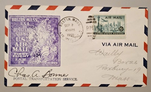 Flugpost beleg usa 1950 - usa, 1950,