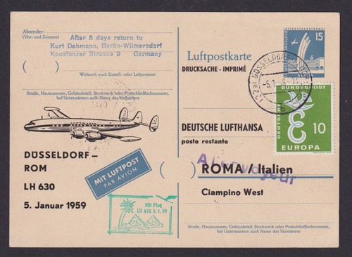 Flugpost brief air mail - flugpost,
