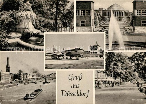 Duesseldorf city flughafen - city,