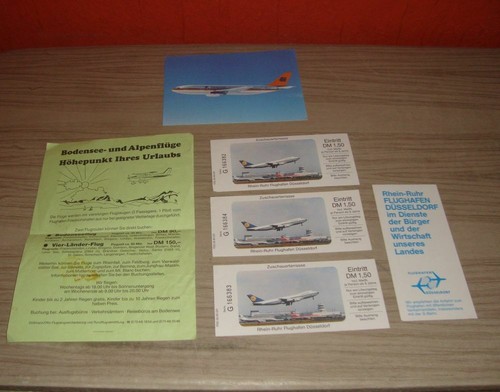 Ansichtskarte 300 rundflug - ansichtskarte,