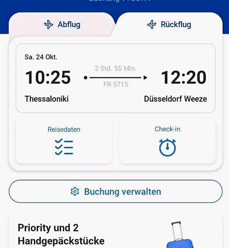 Ticket hin und rückflug - ticket,