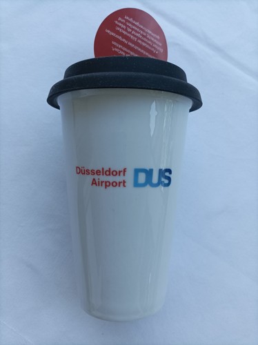 Weißer porzellan thermobecher - weißer,